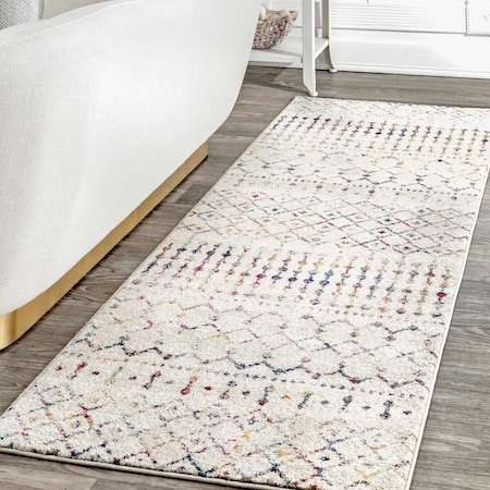 Nuloom Moroccan Blythe Area Rug 2ft 6in x 10ft RZBD16E-26010